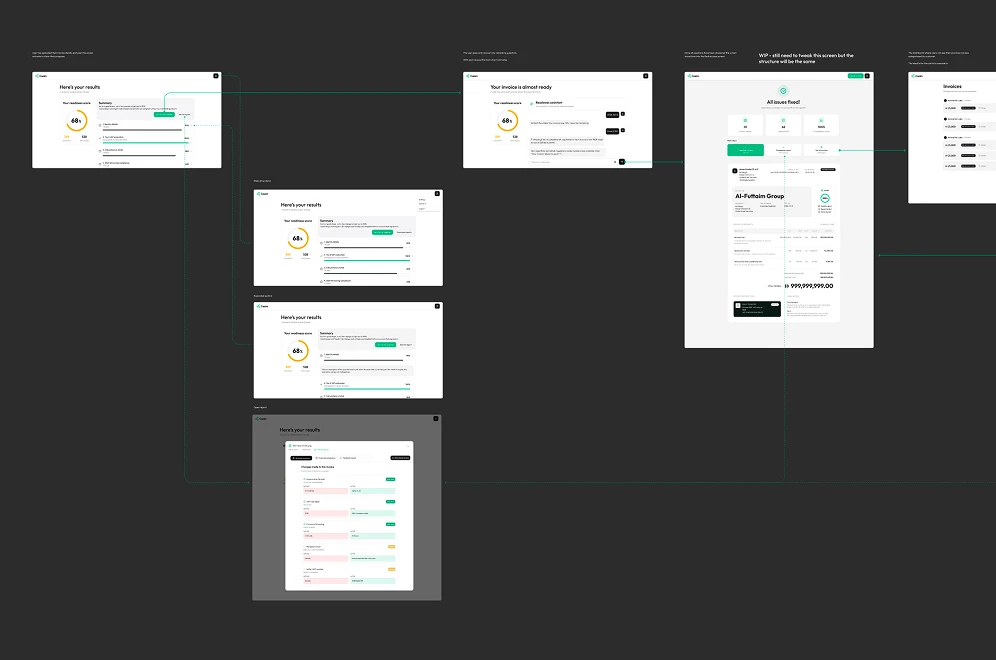 Transactions view with filters, part of the Casim platform